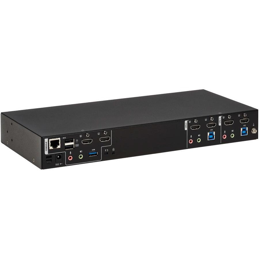 Switch HDMI 4K - 2-Port Dual Display KVM with USB 3.2 | Tripp Lite B006-HD2UA2