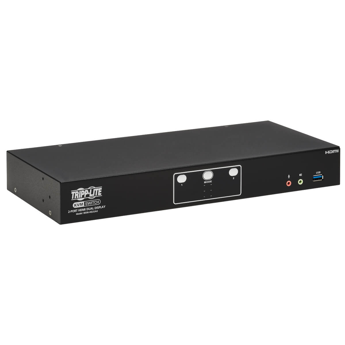 Switch HDMI 4K - 2-Port Dual Display KVM with USB 3.2 | Tripp Lite B006-HD2UA2