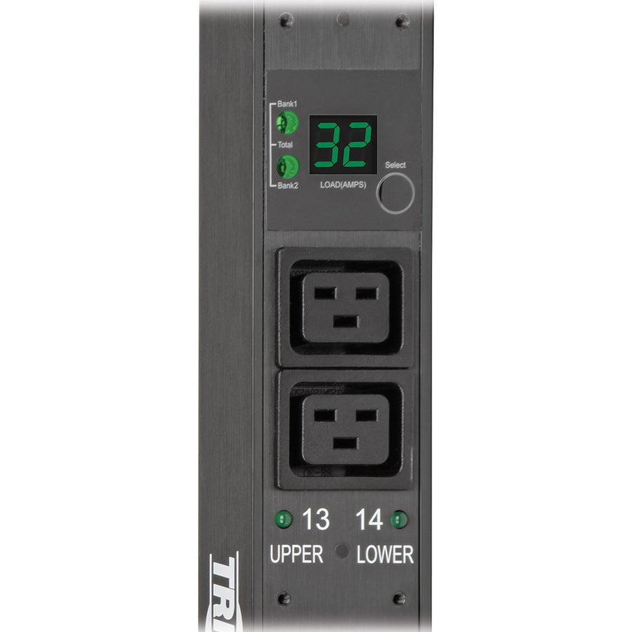 Switched PDU 7.7kW LX Platform - 0U Network Management Remote Monitoring | TecISoft PDUMV32HVNETLX
