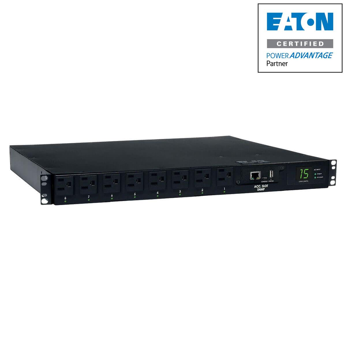 Switched Power Distribution Unit - 1.4kW Automatic Transfer Switch PDU | Eaton Tripp Lite PDUMH15ATNET