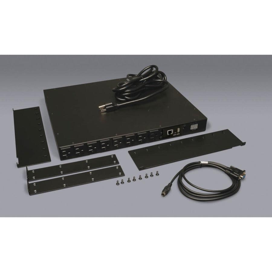 Switched Power Distribution Unit 1.4kW Single-Phase 120V Outlets - Remote Rack PDU | TechSoft PDUMH15NET