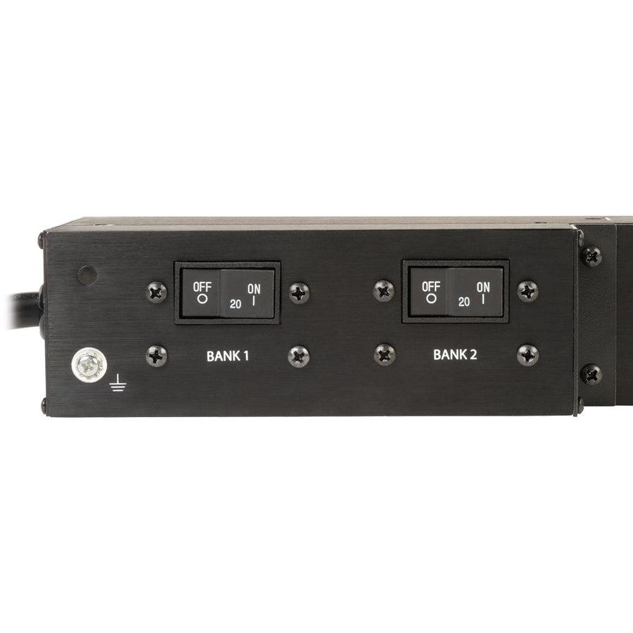 Switched Power Distribution Unit - 5.5kW Network Managed PDU with Outlet Monitoring | Tripp Lite by Eaton PDUMVR30HVNETLX