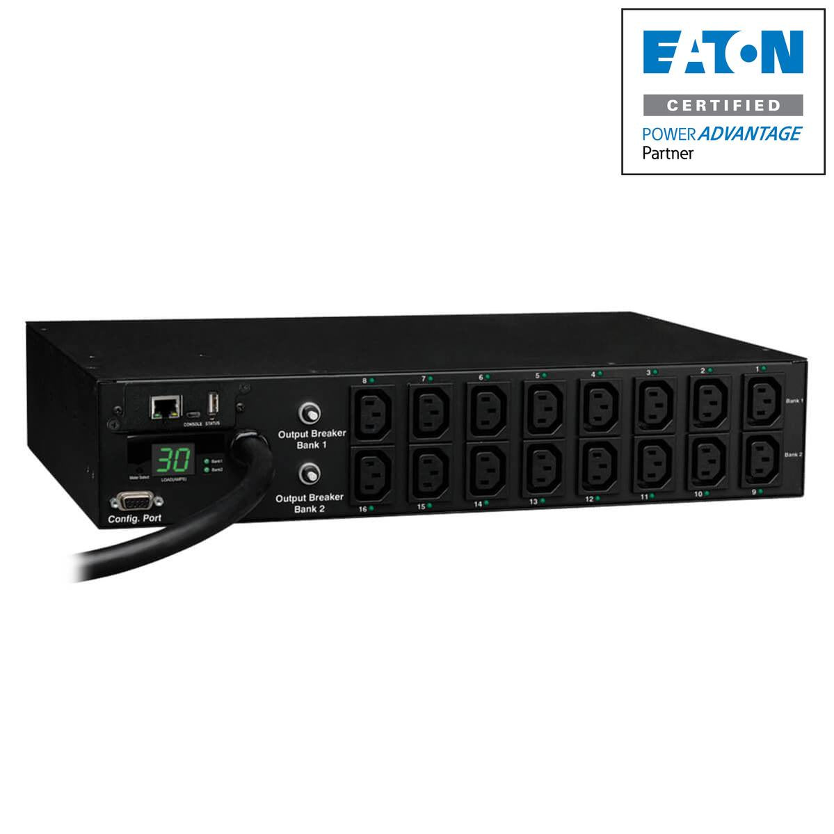 Switched Power Distribution Unit - Eaton 5.5kW 2U Rack-Mount PDU | Tecisoft PDUMH30HVNET