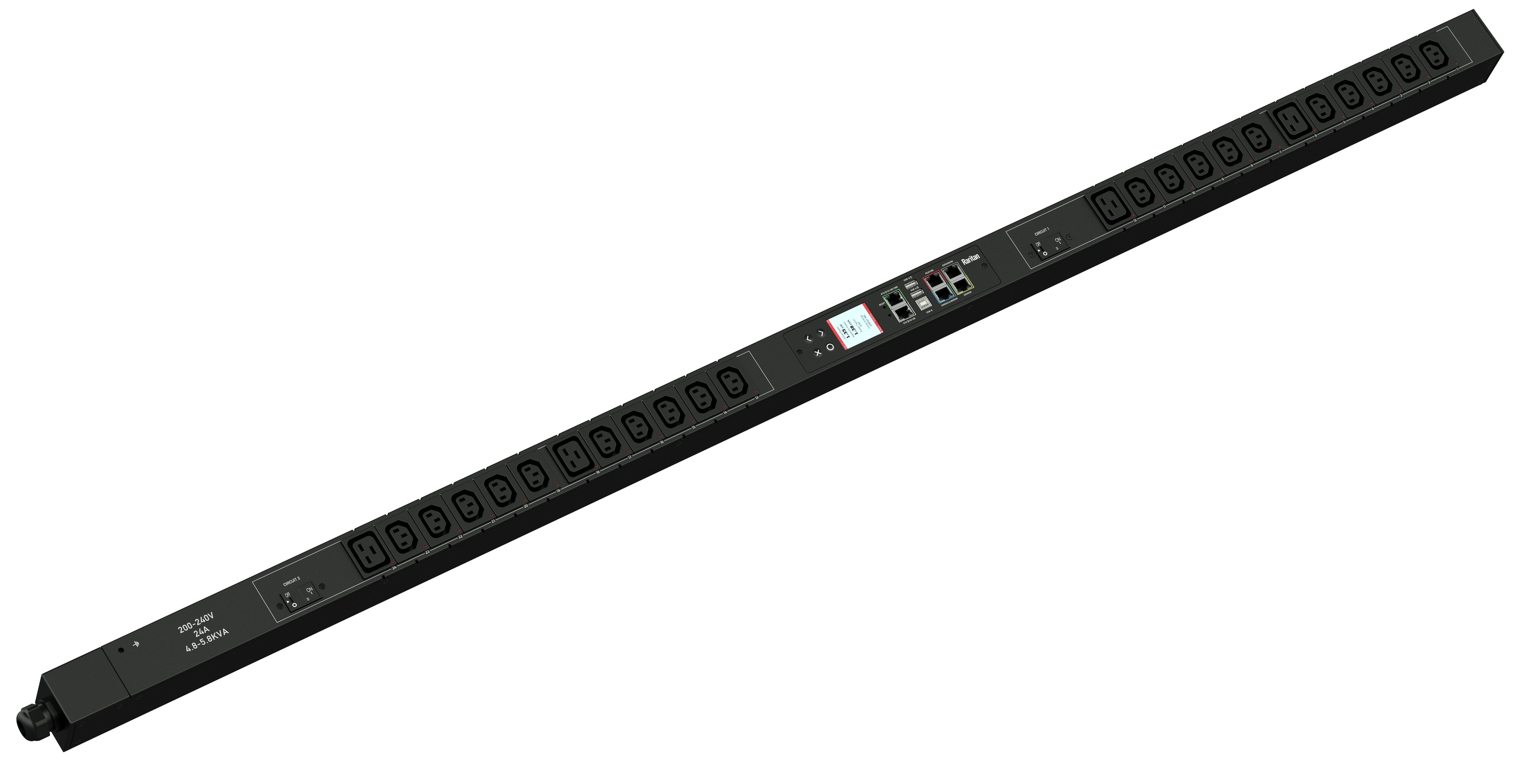 Switched Power Distribution Unit Monitored PDU Rack Mount | Raritan PX3-5497V-C5