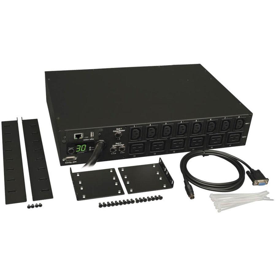 Switched Power Distribution Unit - Tripp Lite 5.5kW Network PDU | Tecisoft PDUMH30HV19NET