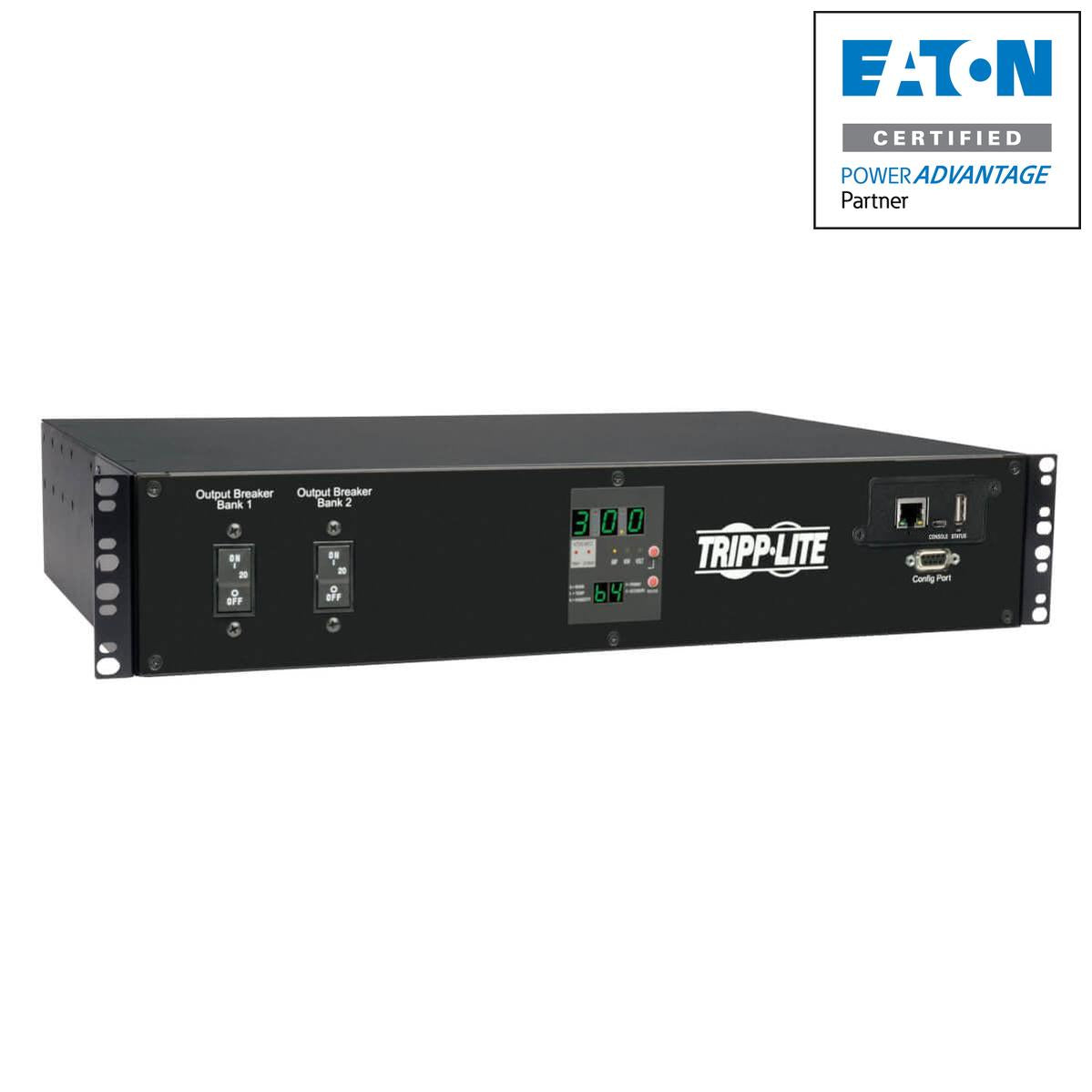 Switched Power Distribution Unit - Tripp Lite 5.8kW Single-Phase ATS PDU PDUMH30HVATNET
