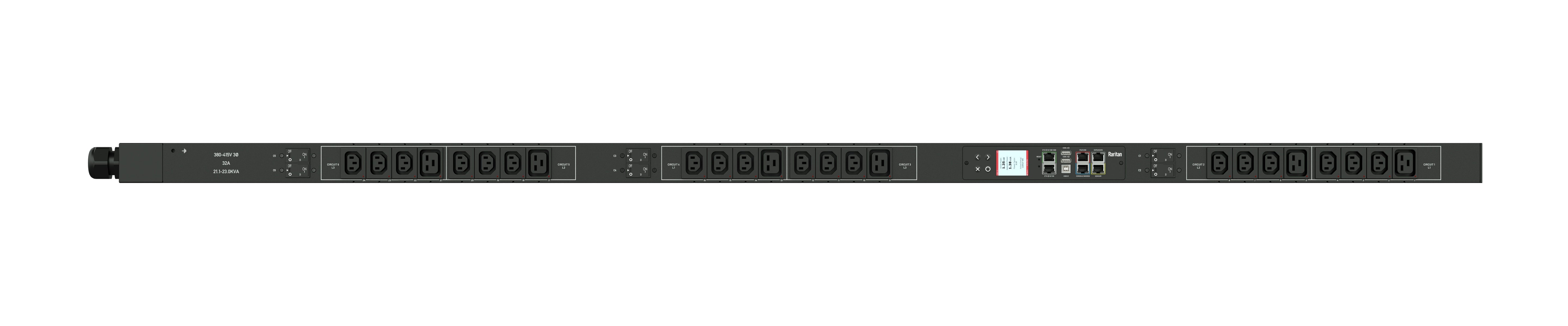 Switched Rack Power Distribution Unit - Monitored 22.2kVA PDU | Tecisoft PX3-5528V-V2