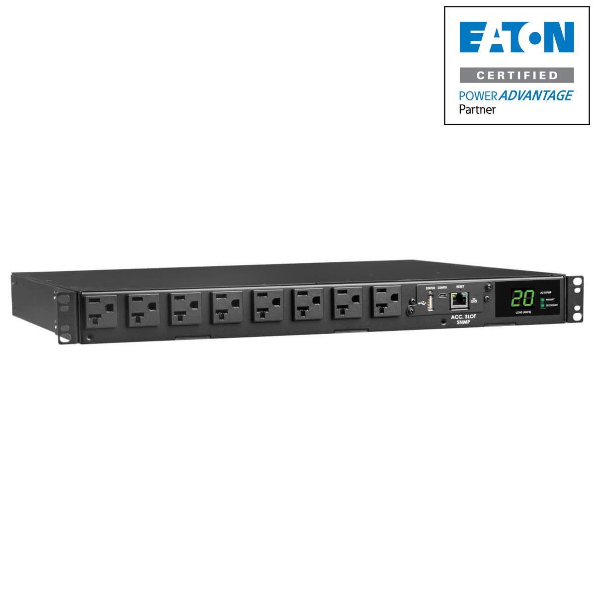 Switched Rack Power Distribution Unit - Network Monitored PDU | Tripp Lite PDUMNH20AT1