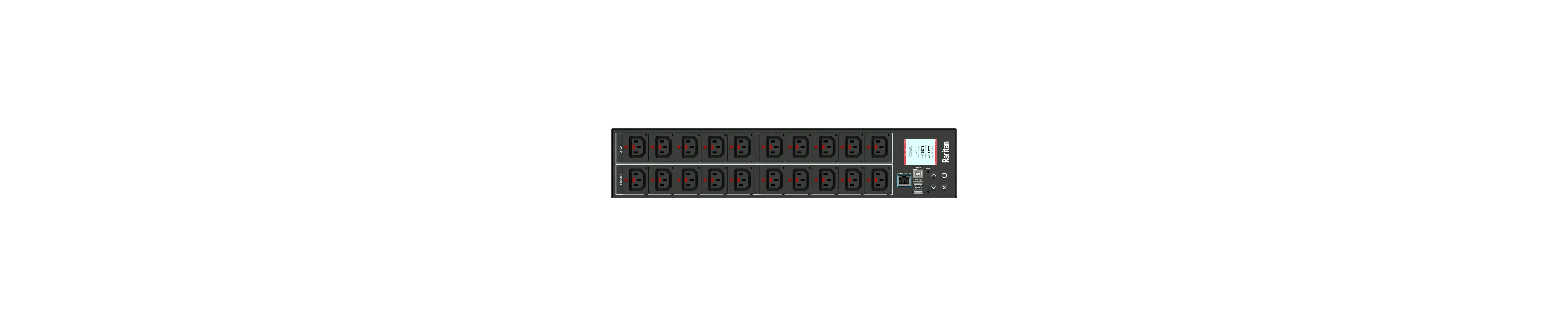 Switched Rack Power Distribution Unit - Raritan PX3-5460R-E2 Monitored PDU | TecISoft