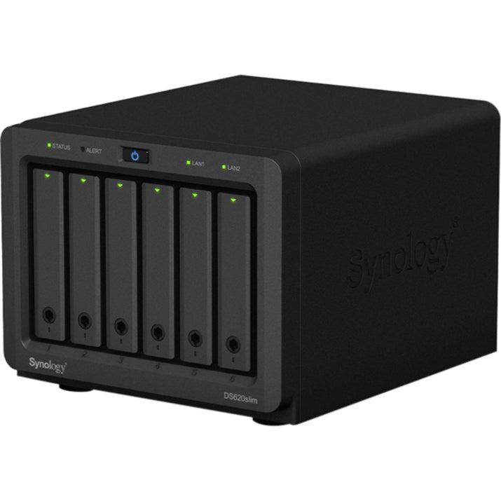 Synology Diskstation Ds620Slim 6-Bay 2.5'' Nas (Secure Digital Content With A Modern Look)