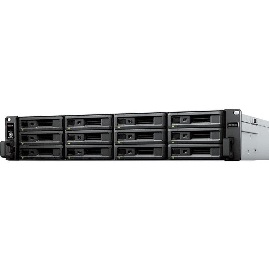 Synology RX1222SAS Drive Enclosure Serial Attached SCSI (SAS), SATA - SAS Host Interface - 2U Rack-mountable