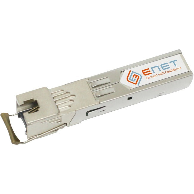 TAA Compliant Juniper Compatible QFX-SFP-1GE-T - Functionally Identical 10/100/1000BASE-T Copper SFP 100m RJ45 Connector QFX-SFP-1GE-T-ENT
