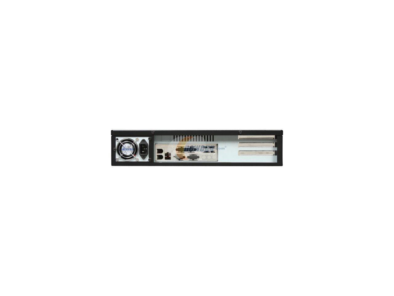 Topower Tp-2166B-500S-H3 2U Rackmount Server Chassis W/ 500W Power Supply 2 External 5.25" Drive Bays