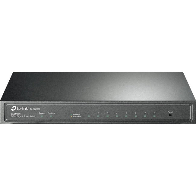 TP-LINK TL-SG2008 - 8-Port Gigabit Smart Managed Switch