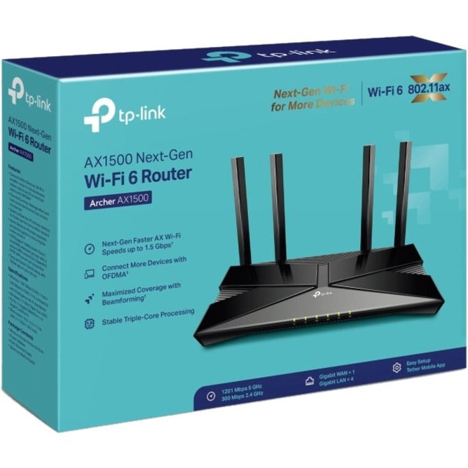 TP-Link Archer Wi-Fi 6 IEEE 802.11ax Ethernet Wireless Router EX220-G2