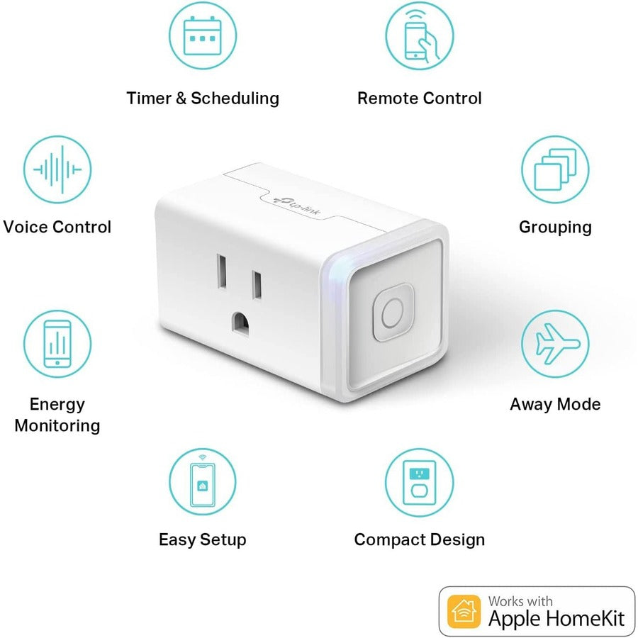 TP-Link EP25P4 - 4-pack - Kasa Smart Plug Mini 15A
