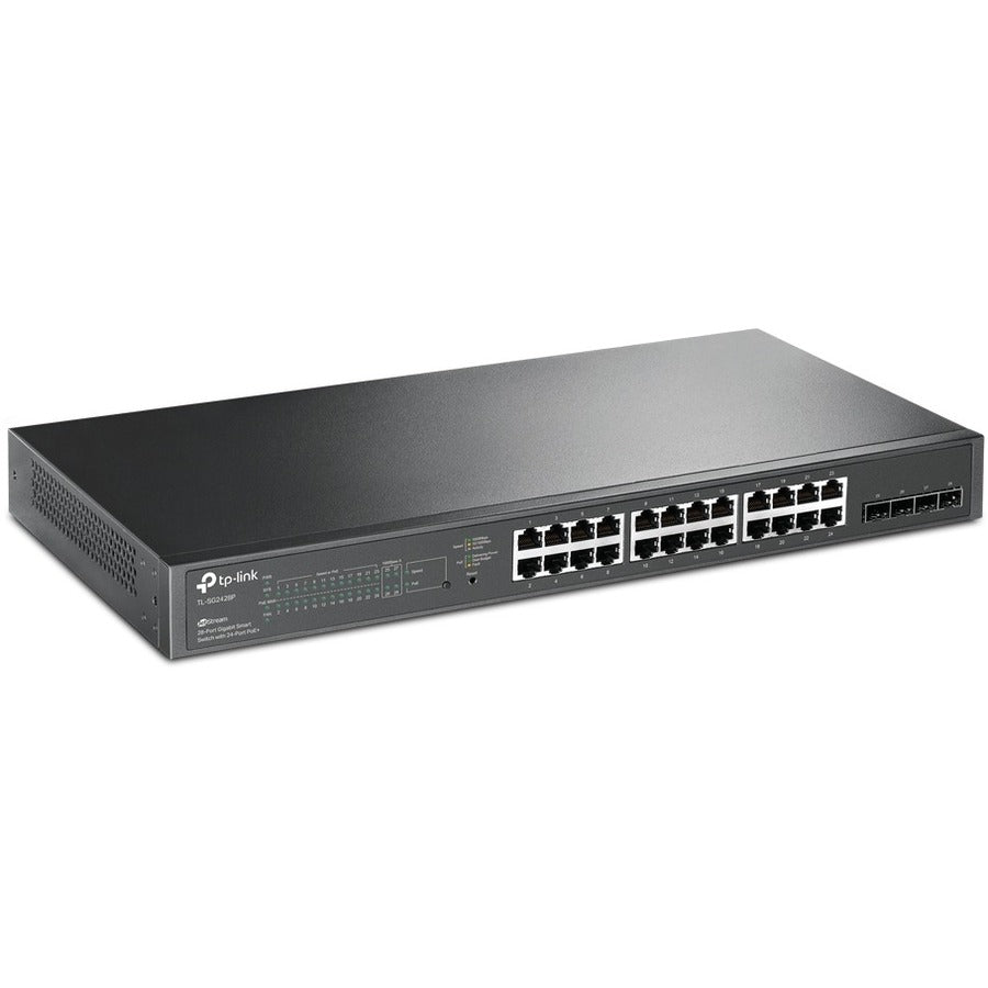 TP-Link TL-SG2428P - JetStream 28-Port Gigabit Smart Switch with 24-Port PoE+