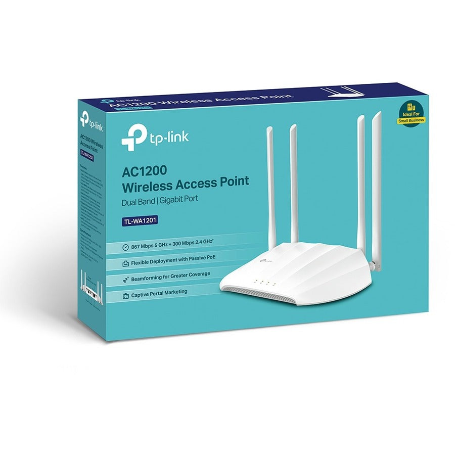 TP-Link TL-WA1201 - Dual Band IEEE 802.11ac 1.17 Gbit/s Wireless Access Point