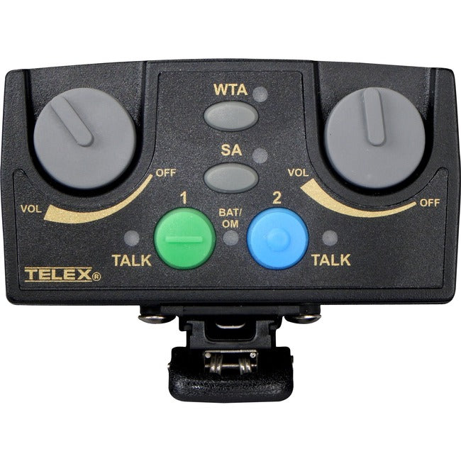 RTS Narrow Band UHF Two-Channel Binaural Wireless Synthesized Portable Beltpack TR-82N-D5R5