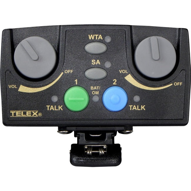 Telex Narrow Band UHF Two-Channel Binaural Wireless Synthesized Portable Beltpack TR-82N-F2R5