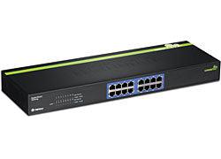 TRENDnet TEG-S16g 16-Port Gigabit GREENnet Switch - Energy-Efficient Rackmount | TecISoft
