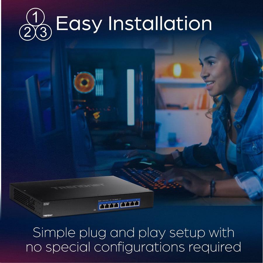 TRENDnet TEG-S708 - 8-Port 10GbE Unmanaged Switch | TechSoft