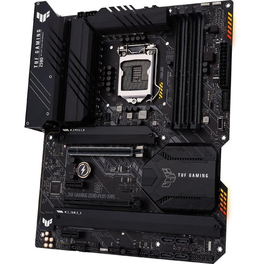 TUF GAMING Z590-PLUS Desktop Motherboard - Intel Z590 Chipset - Socket LGA-1200 - Intel Optane Memory Ready - ATX TUFGAMINGZ590PLUS
