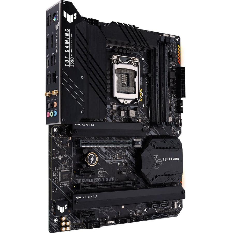 TUF GAMING Z590-PLUS Desktop Motherboard - Intel Z590 Chipset - Socket LGA-1200 - Intel Optane Memory Ready - ATX TUFGAMINGZ590PLUS