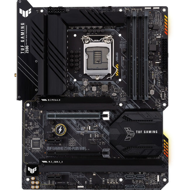 TUF GAMING Z590-PLUS Desktop Motherboard - Intel Z590 Chipset - Socket LGA-1200 - Intel Optane Memory Ready - ATX TUFGAMINGZ590PLUS