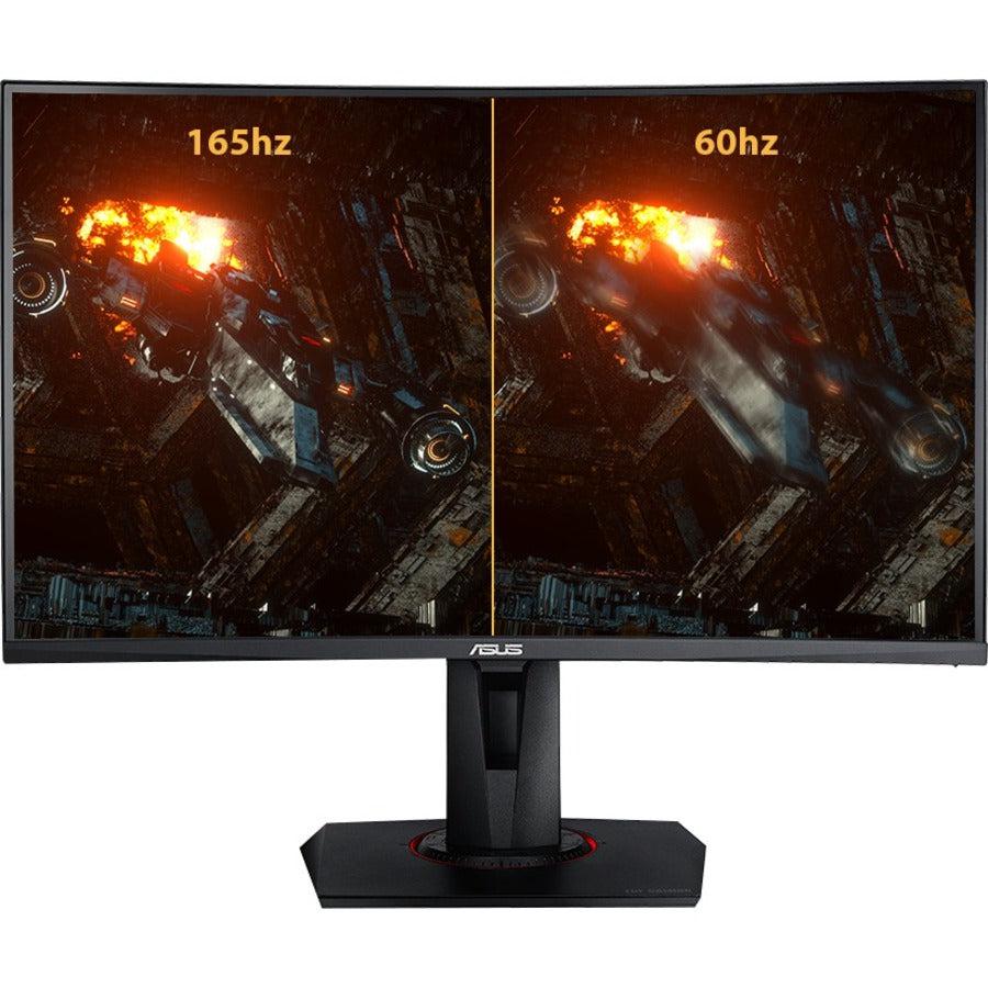 TUF VG27WQ 27 Class WQHD Curved Screen Gaming LCD Monitor - 16:9 - Black"