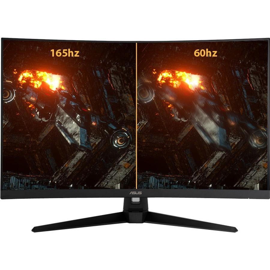 TUF VG32VQ1B 32 Class WQHD Curved Screen Gaming LCD Monitor - 16:9 - Black"