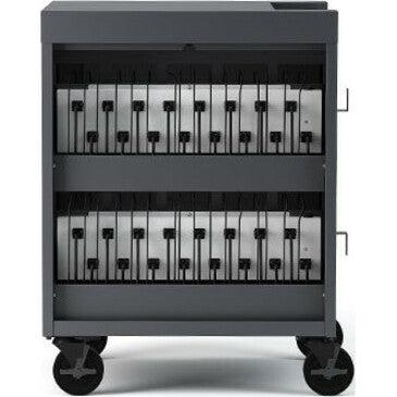 Tablet Charging Cart - Mobile Device Storage Solution for 32 Tablets | Tecisoft TVC32PAC-BP