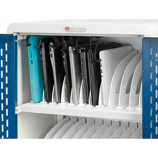 Tablet Computer Accessories - Bretford 36X Core MS Charging Cart Pacific Blue | TecISoft CORE36MSBP-CTPA