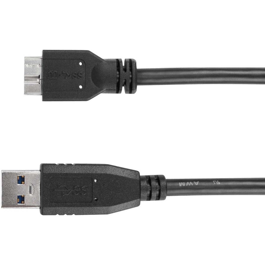 Targus 1M USB-A Male to micro USB-B Male Cable ACC1004USZ