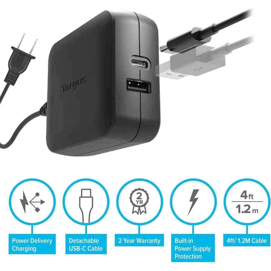 Targus Apa104Bt Power Adapter/Inverter Indoor 65 W Black