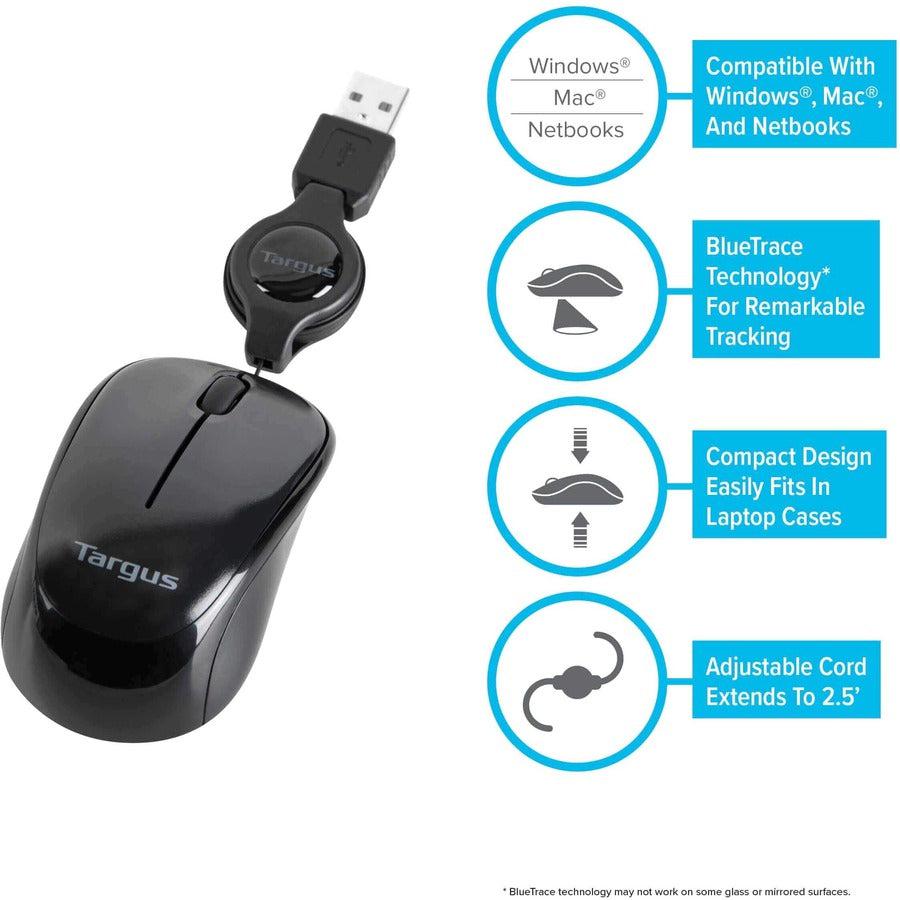 Targus Compact Optical Mouse Usb Type-A
