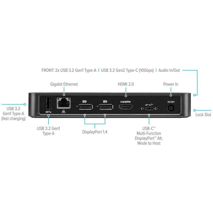 Targus Dock430Usz Notebook Dock/Port Replicator Wired Black
