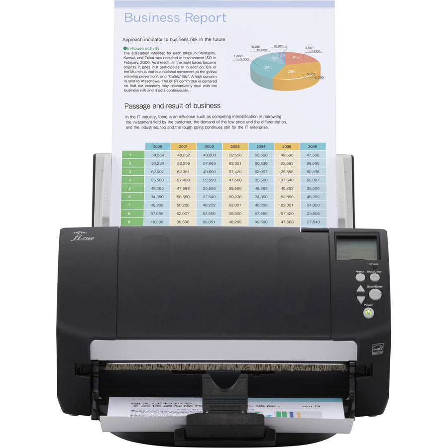 Fujitsu fi-7160 Trade Compliant Professional Desktop Color Duplex Document Scanner with Auto Document Feeder (ADF) PA03670-B065