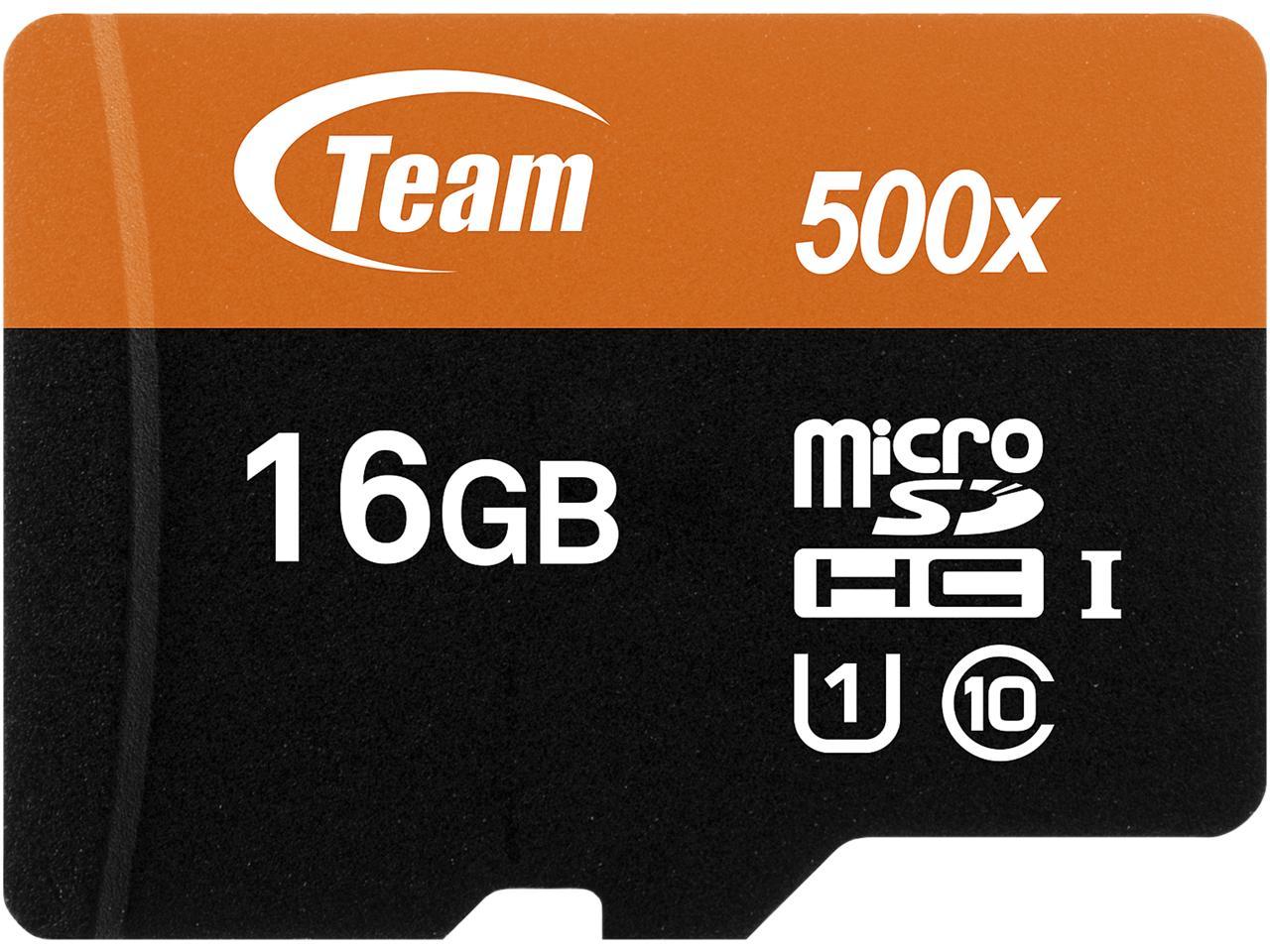 Team 128Gb Microsdxc Uhs-I/U1 Class 10 Memory Card With Adapter, Speed Up To 80Mb/S (Tusdx128Guhs03)