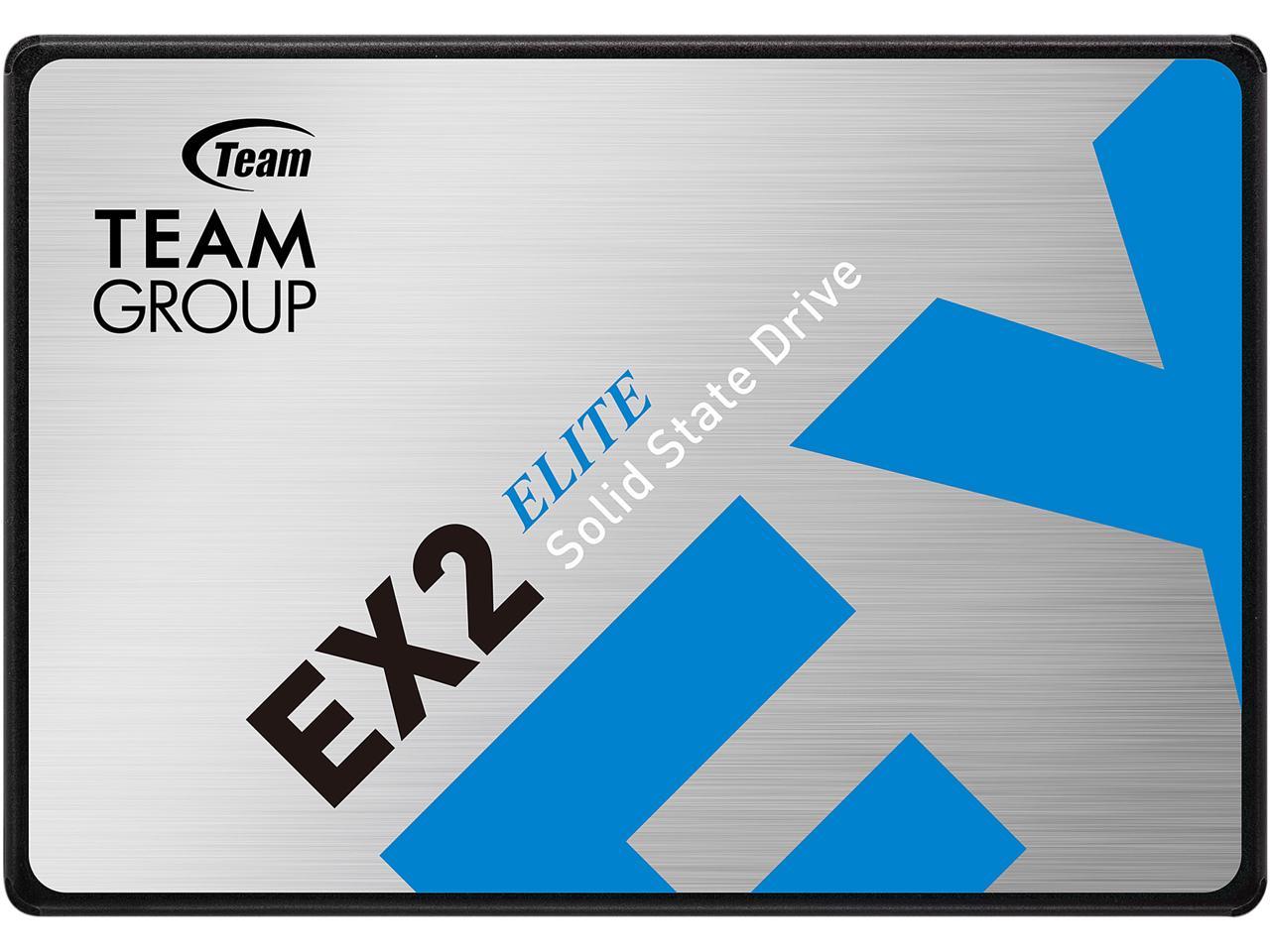 Team Group Ex2 2.5" 1Tb Sata Iii 3D Nand Internal Solid State Drive (Ssd) T253E2001T0C101