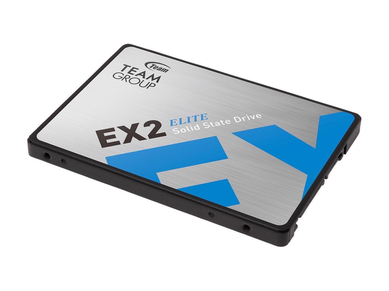 Team Group Ex2 2.5" 2Tb Sata Iii 3D Nand Internal Solid State Drive (Ssd) T253E2002T0C101