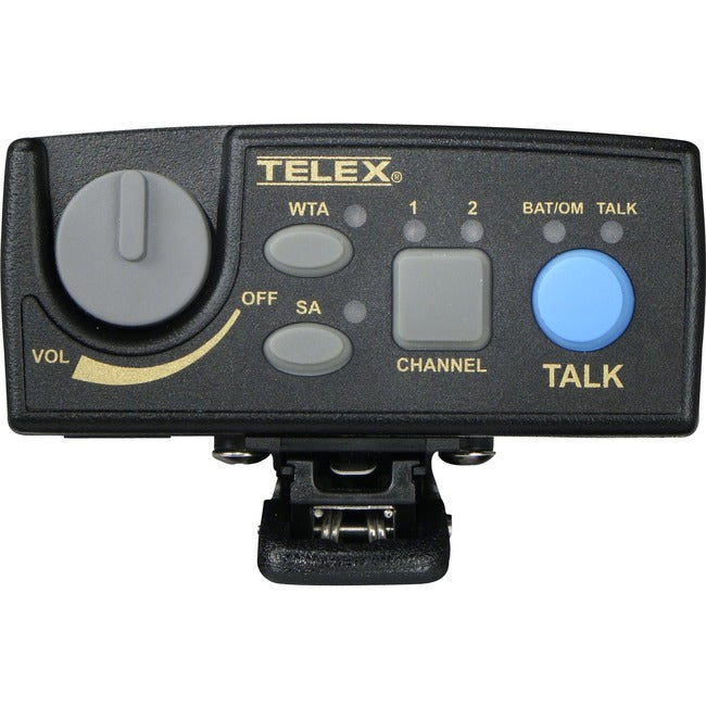 Telex Narrow Band UHF Two-Channel Wireless Synthesized Portable Beltpack TR-80N-B3