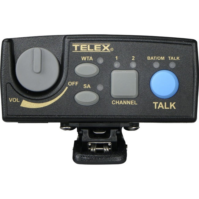 Telex Narrow Band UHF Two-Channel Wireless Synthesized Portable Beltpack TR-80N-B4R5