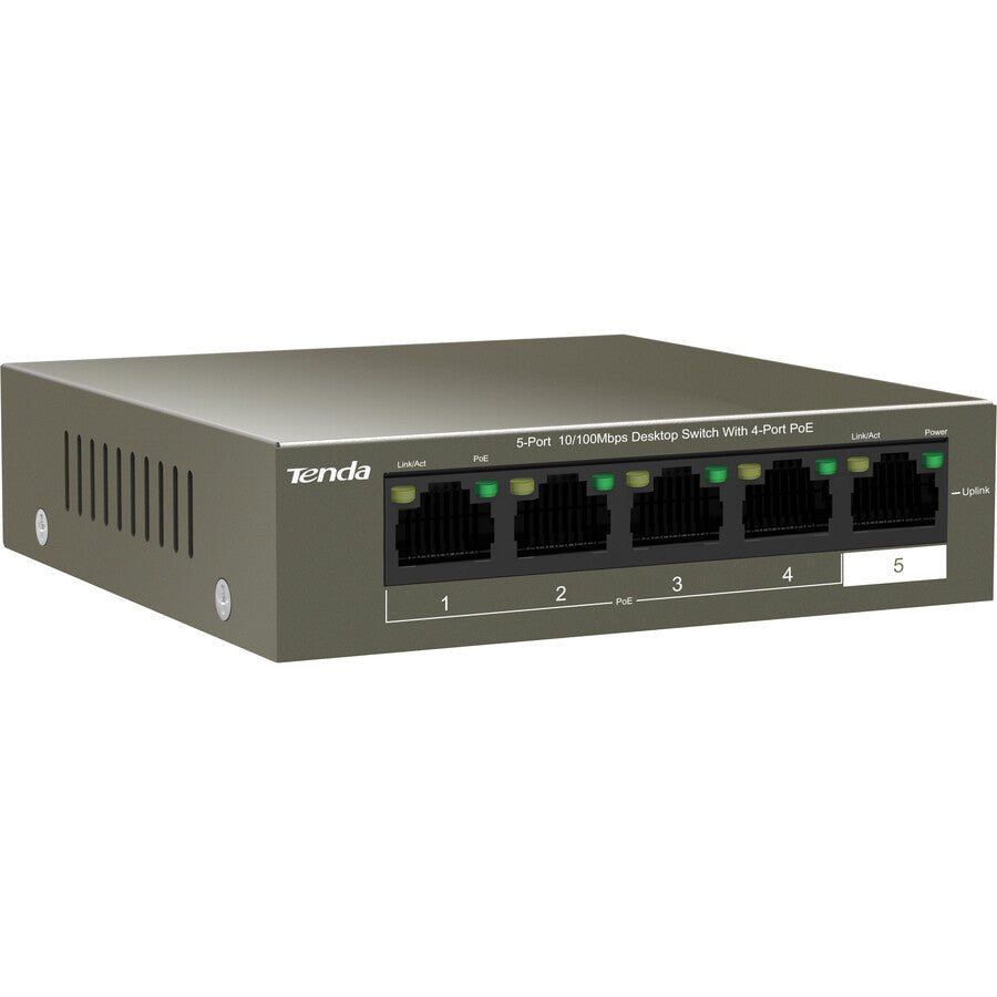 Tenda TEF1105P-4-63W 5-Port Desktop PoE Switch
