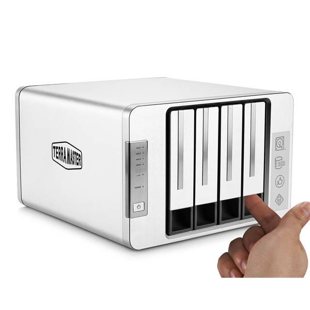 Terramaster F4-210 4-Bay Affordable Nas Optimized For Home And Soho Users