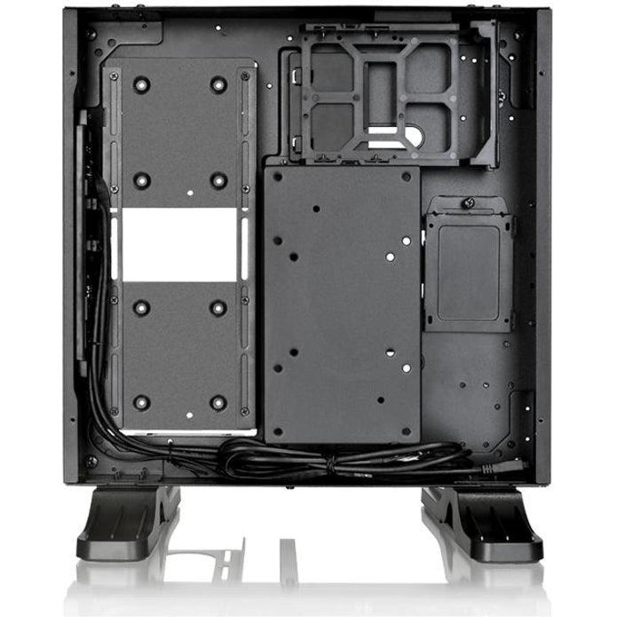 Thermaltake Core P1 Tg Mini Itx Ca-1H9-00T1Wn-00 No Power Supply Mini-Itx Case (Black)