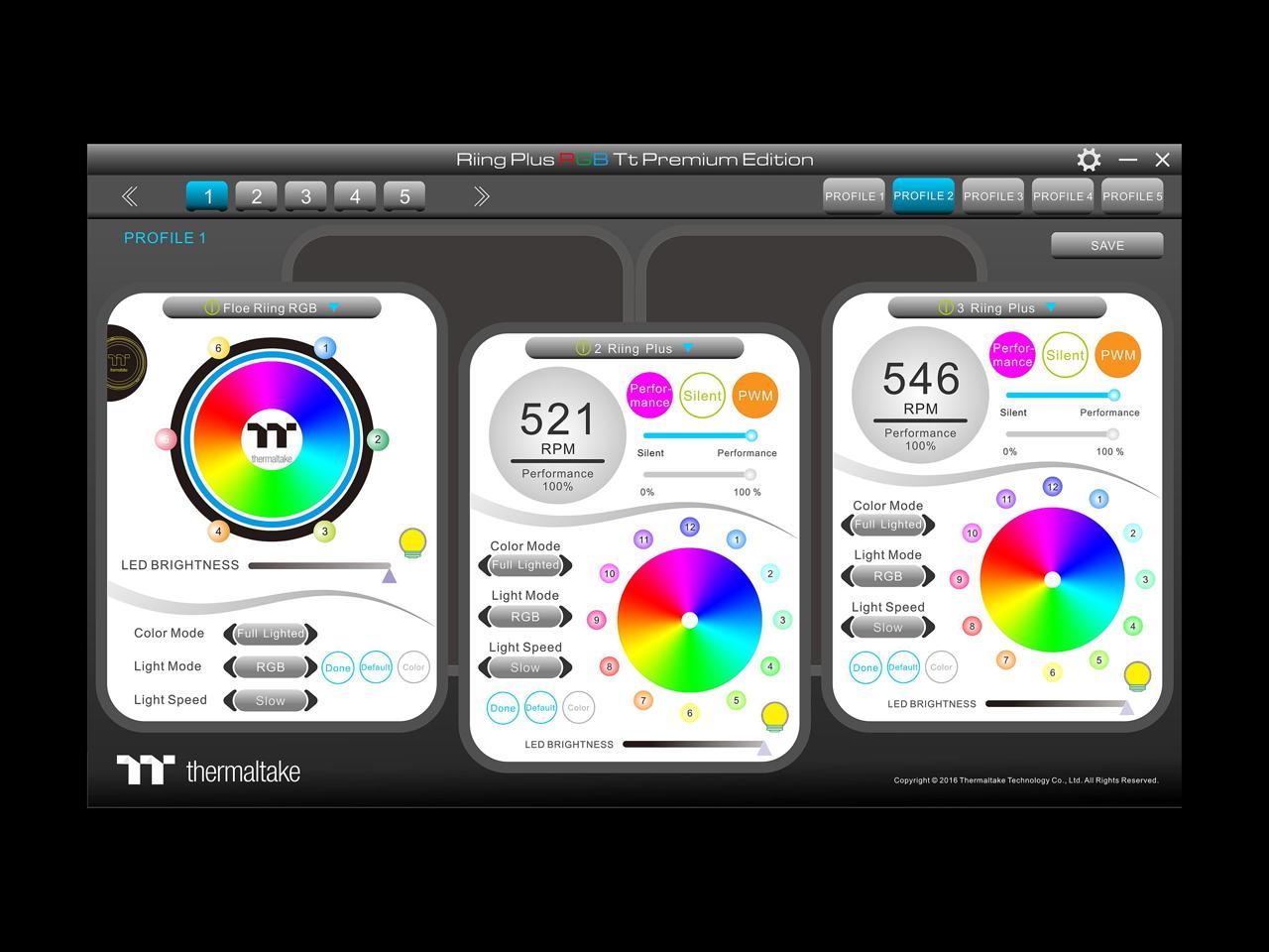 Thermaltake Floe Aio Riing Rgb 240 Tt Premium Edition Pwm Tr4 Lga2066 Ready Liquid Cooling System Cl-W157-Pl12Sw-A
