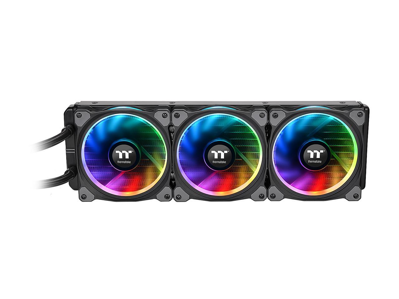 Thermaltake Floe Aio Triple Riing Rgb 360 Tt Premium Edition Pwm Am4 Lga2066 Ready Liquid Cooling
