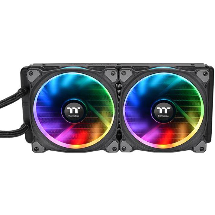 Thermaltake Floe Aio Riing Rgb 280 Tt Premium Edition Pwm Tr4 Lga2066 Ready Liquid Cooling System Cl-W167-Pl14Sw-A