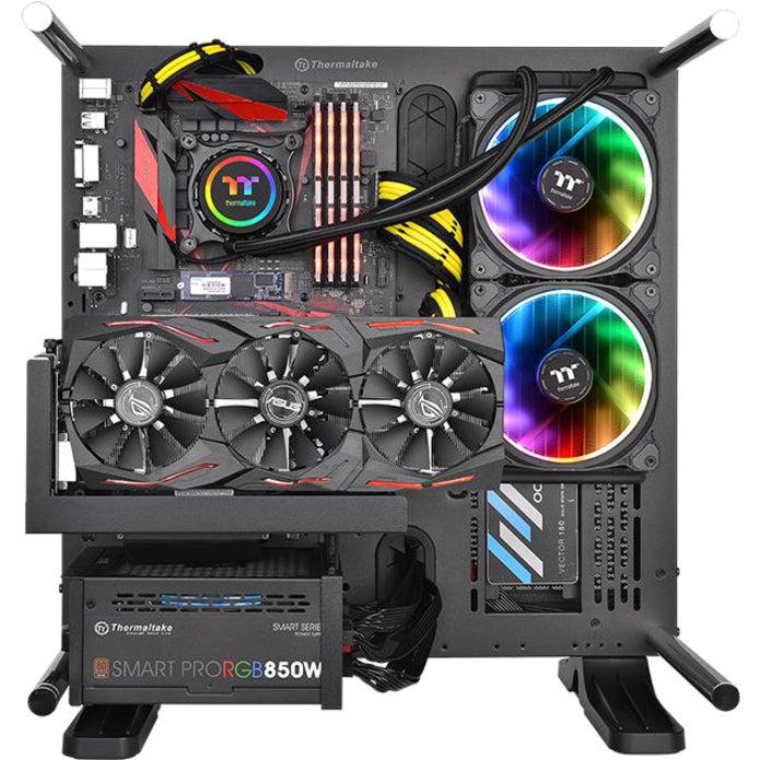 Thermaltake Floe Aio Riing Rgb 280 Tt Premium Edition Pwm Tr4 Lga2066 Ready Liquid Cooling System Cl-W167-Pl14Sw-A